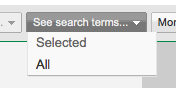 See AdWords Search Terms